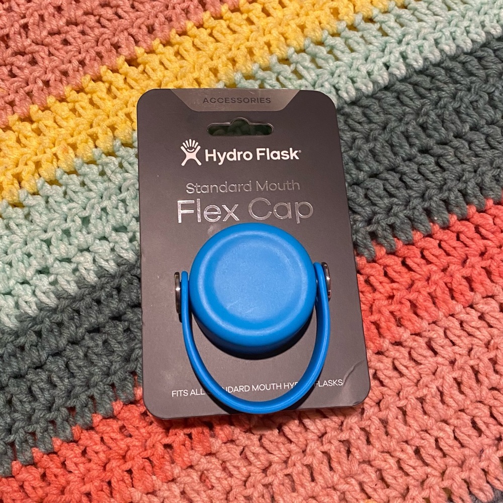 Hydroflask Standard Mouth Flex Cap - Pacific Blue